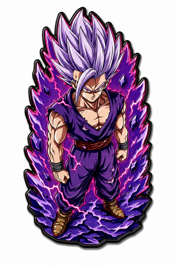 Gohan Beast - aura violette